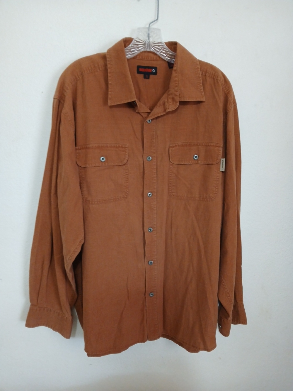 Wolverine Caramel Brown Workwear Button-Up Shirt